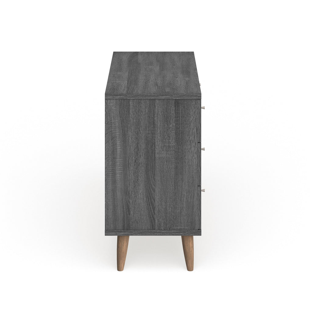 Distressed Grey 6-Drawer Dresser F8279