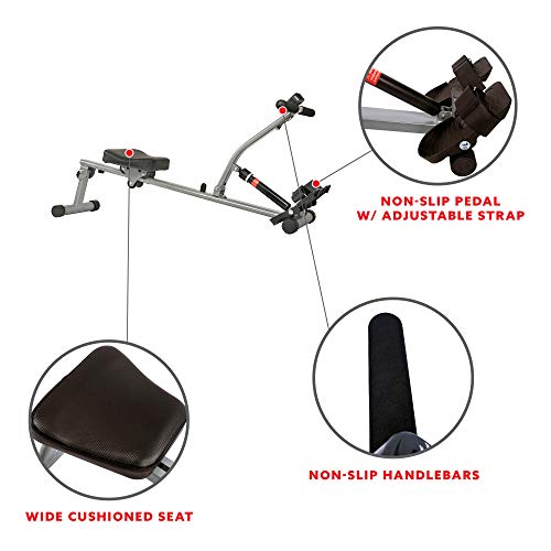 Compact Adjustable Rowing Machine with 12 Levels of Resistance Z46817