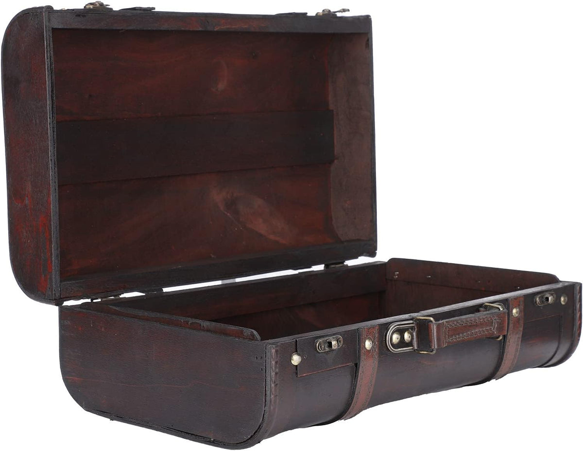 Antique Wooden Suitcase M6347