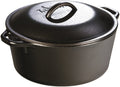 Pre-Seasoned Cast-Iron Dutch Oven with Dual Handles 5-Quart N8318