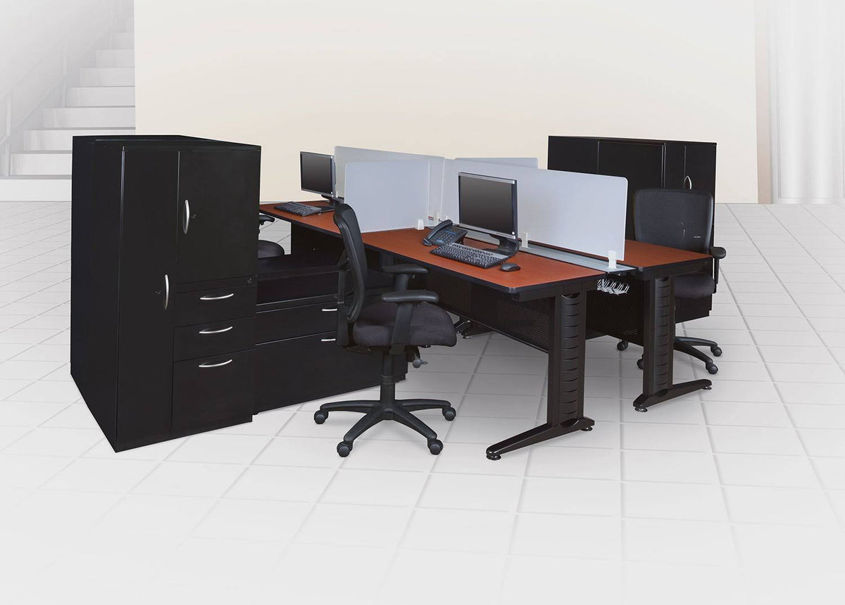 Black Low Box File Lateral C58651