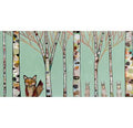 Canvas Print of Painting on Canvas in Mint A39439