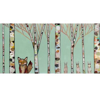Canvas Print of Painting on Canvas in Mint A39439