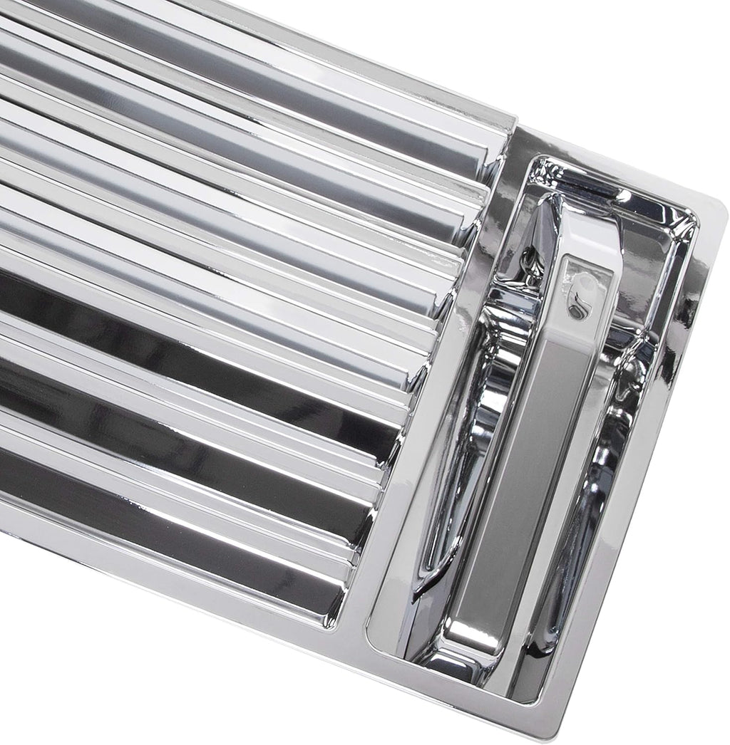 Chrome Hood Deck Vent Panel Handle Cover Trim O6764