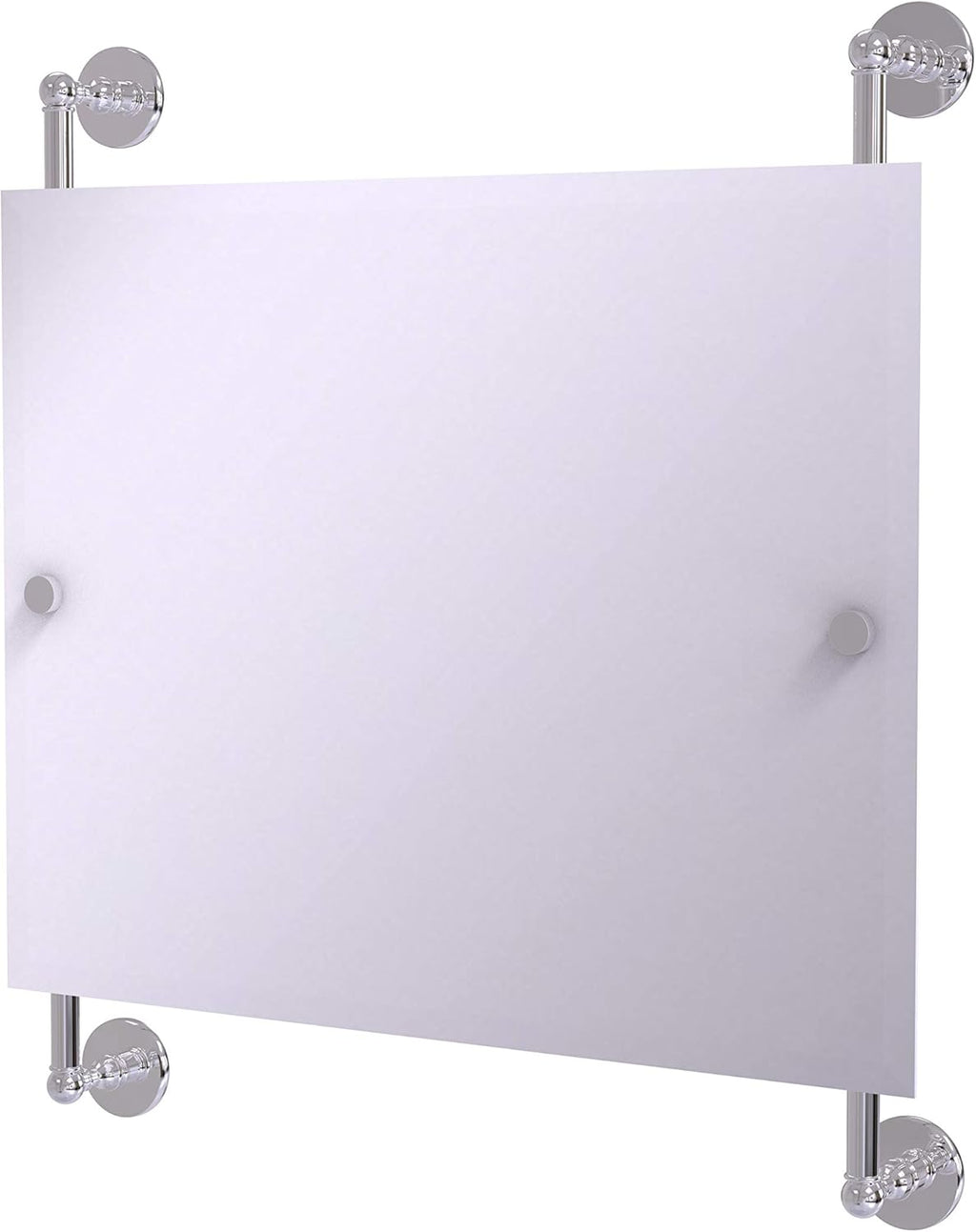 Polished Nickel Frameless Wall Mirror Y34167