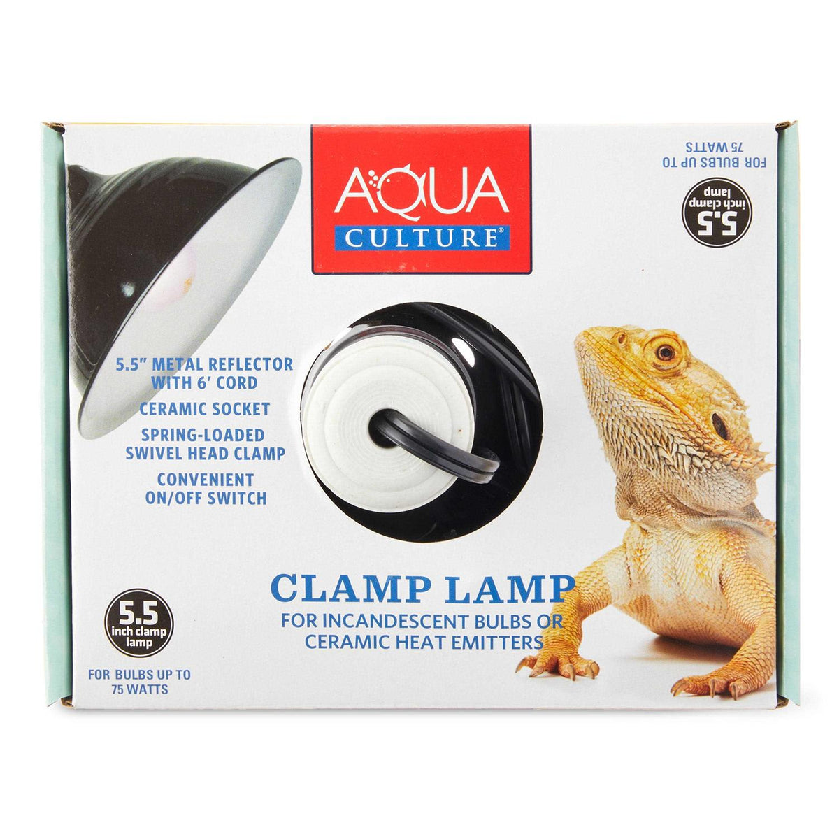 5.5 inch Clamp Lamp W408