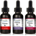 Vitamin B12 Liquid Drops, Vitamin B1 Drops, Vitamin B6 Drops, 1 Fl Oz Z59680