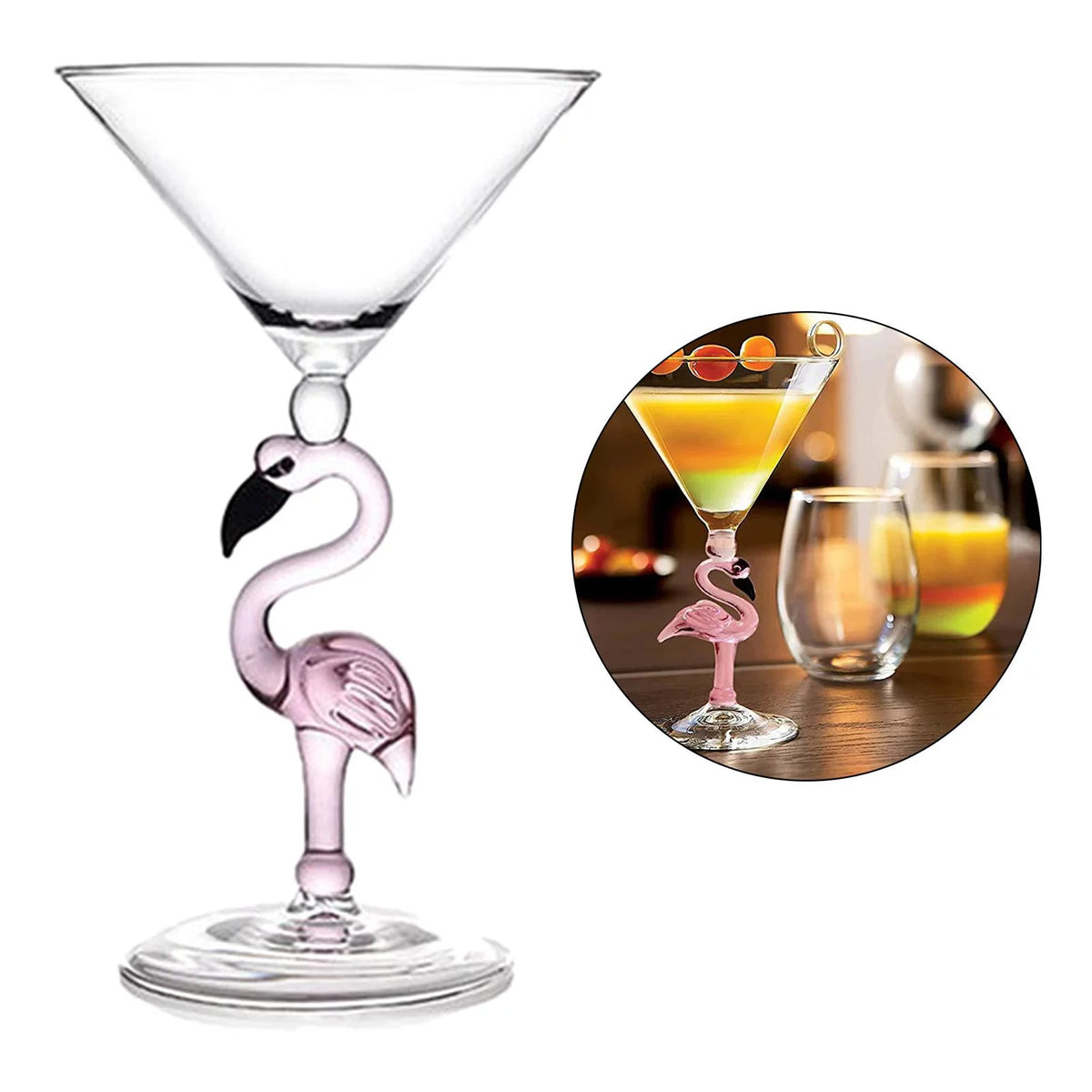 Pink Flamingo Martini Goblet 200ML T602243