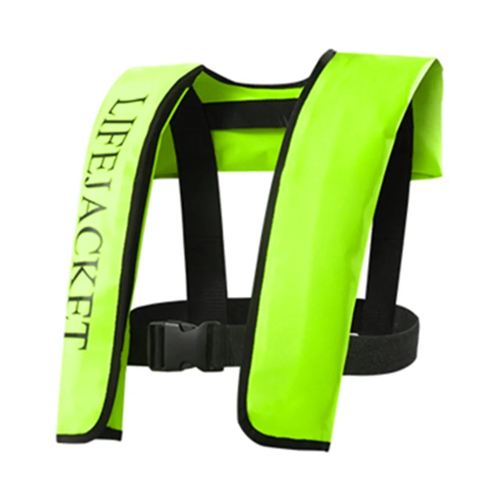 Manual Inflatable Adult Swimming Survival Jacket L414