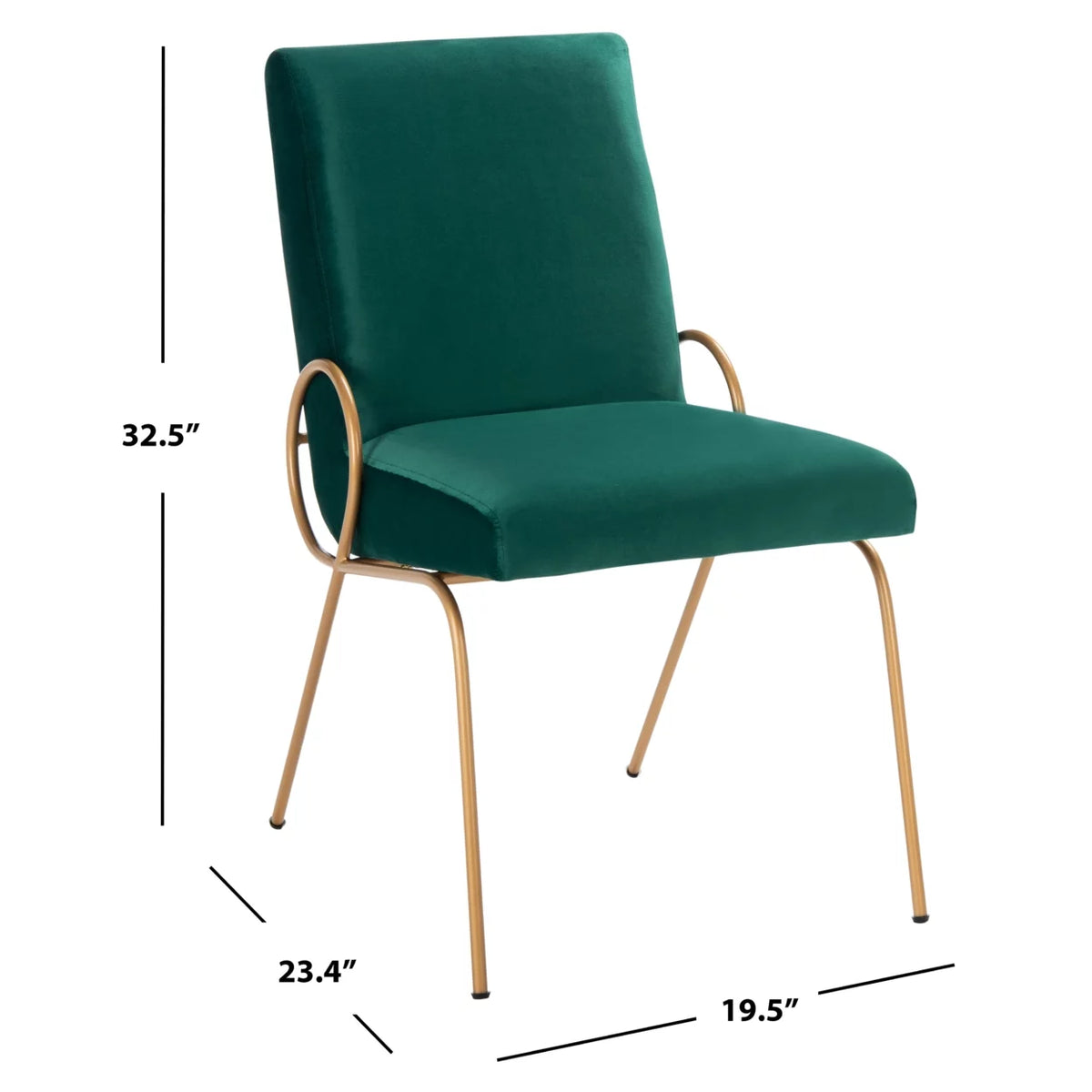Emerald Set of 2 Accent Side Chair Y6241