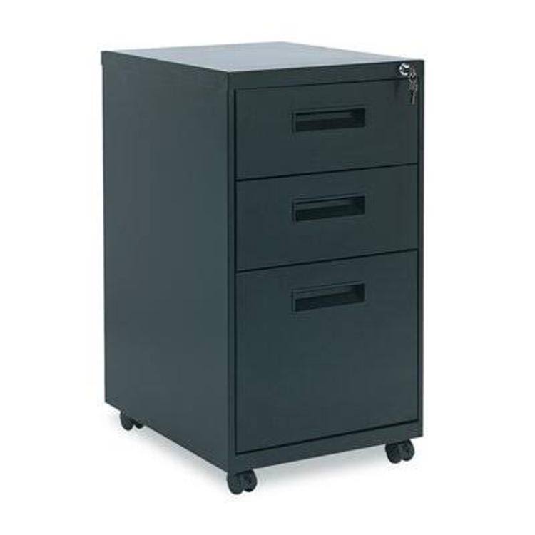 Black 3-Drawer Vertical Filing Cabinet E478