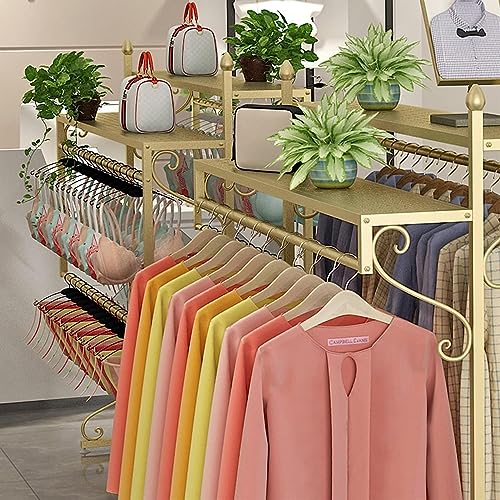 Gold Floor-standing Clothing Rack (47.2"/120cm) L9426