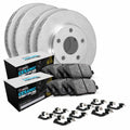Front Rear Ceramic Brake Pads and Rotors Kit D21978