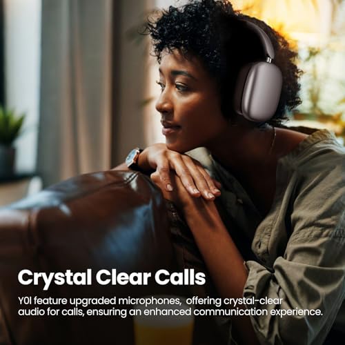 Wireless Over Ear Noise Canceling Bluetooth 5.3 Headphones J241