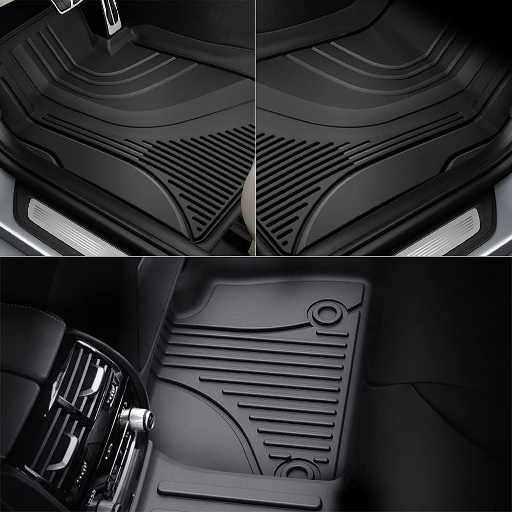 Black TPE Car Floor Mats Full Set C27683