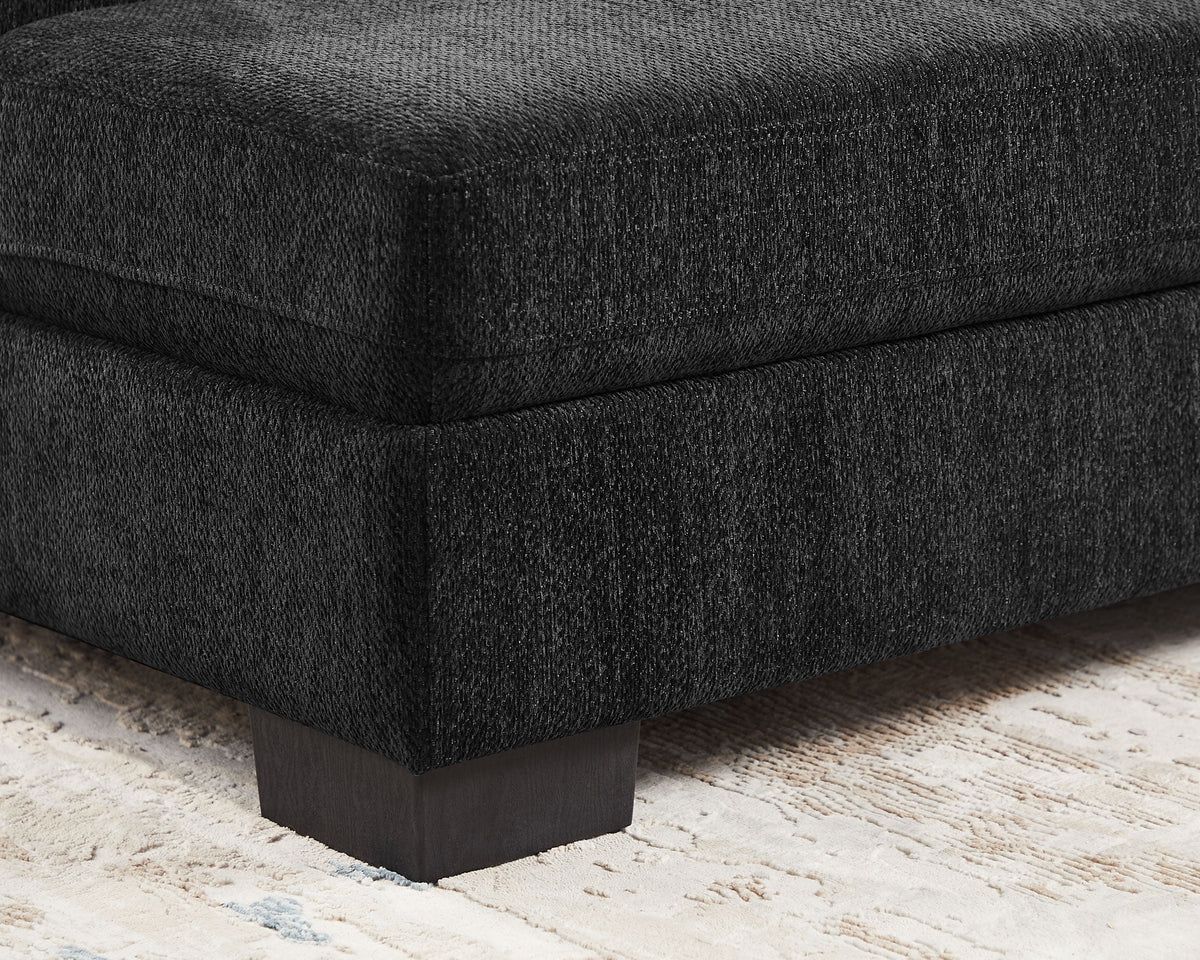 Dark Gray Loveseat Sofa Chaise Lounge R4801