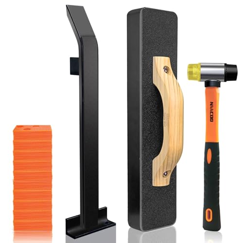 4 in 1 Floor Installation Kit with Tapping Block, Pull Bar, 40pc Spacers, Rubber Mallet C427813