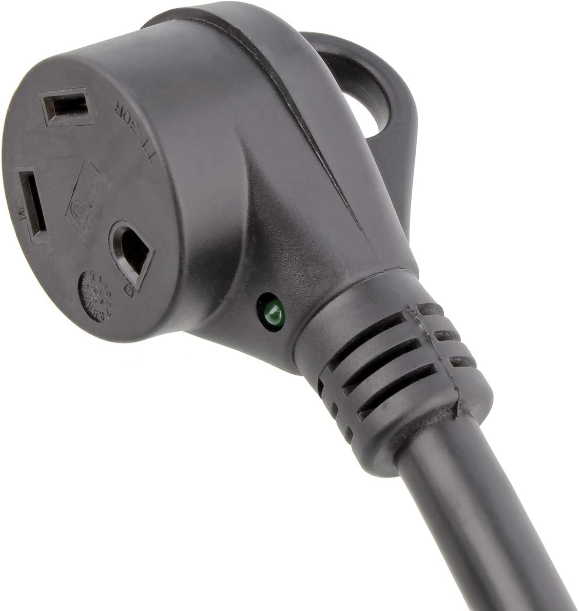 30 AMP 25ft RV Power Cord with Grip Handle & Indicator Light E156