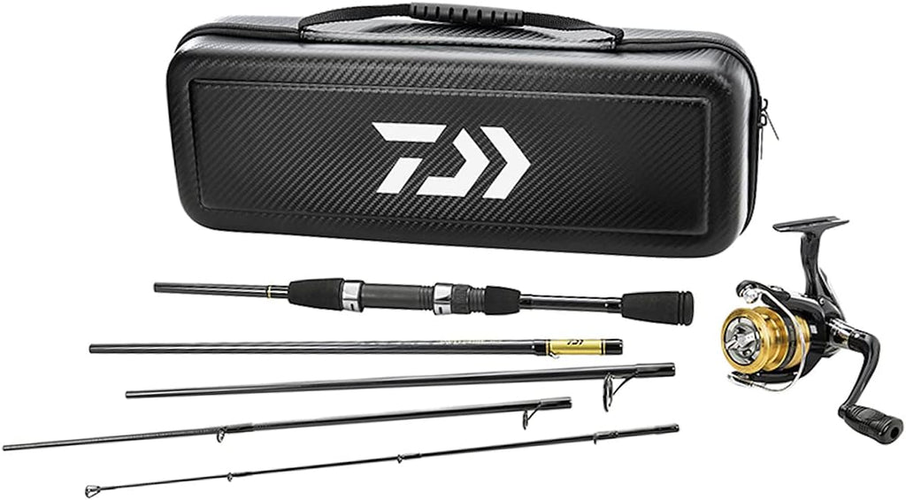 Carbon Case Travel Freshwater Spinning Combo L523662