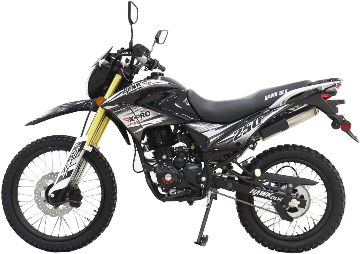 250cc Dirt Bike with 5 Manual Transmission, 21"/18" Wheels P2673