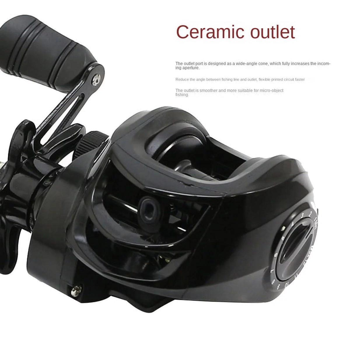 7.2:1 Left Hand Baitcasting Fishing Reel Y421