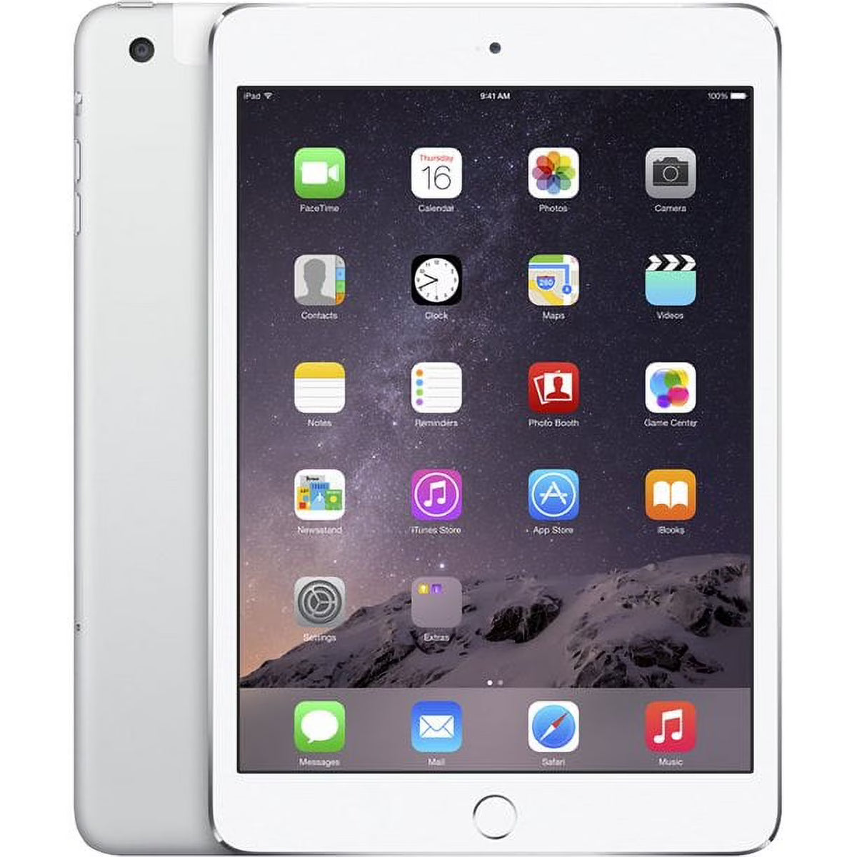 Refurbished Apple iPad Mini 4th Generation 64GB WiFi + LTE Silver W724332
