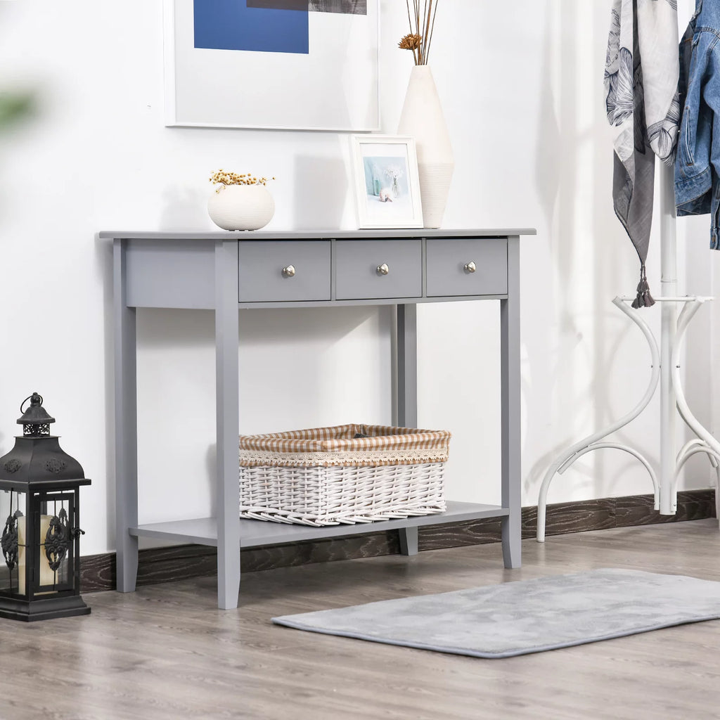 Console Table with Drawer and Bottom Shelf I290
