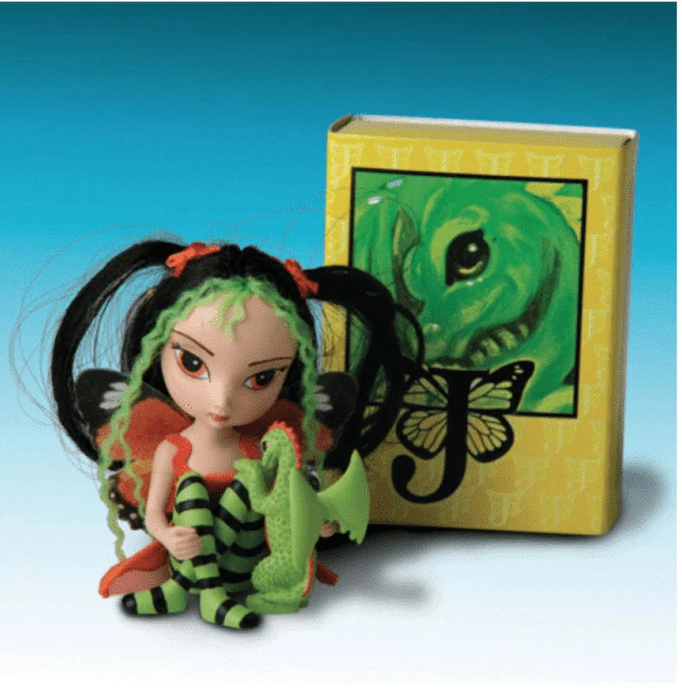 Onyx Dragon Fairy Figurine Doll K49780