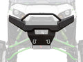 Wrinkle Black Steel Front Bumper with Tow Hooks K520025