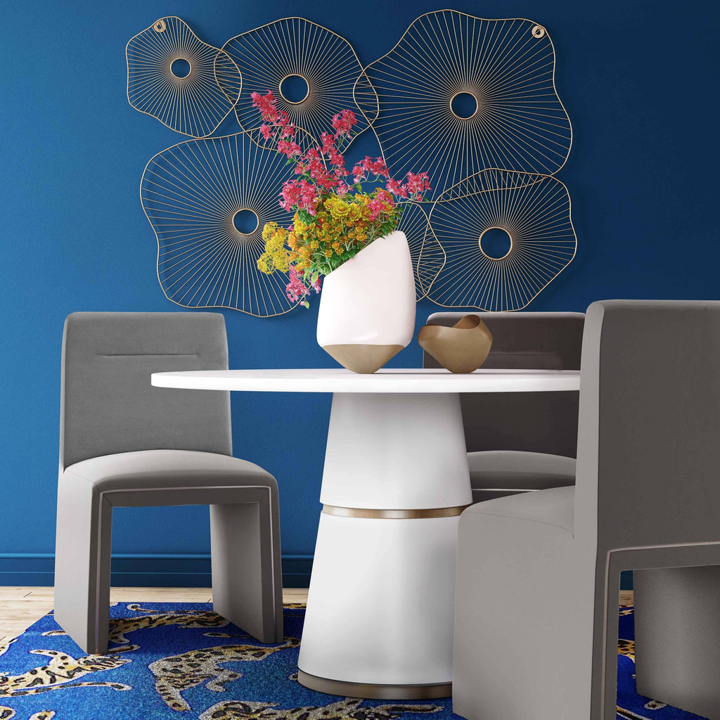 Grey Performance Velvet Dining Chair Z678906