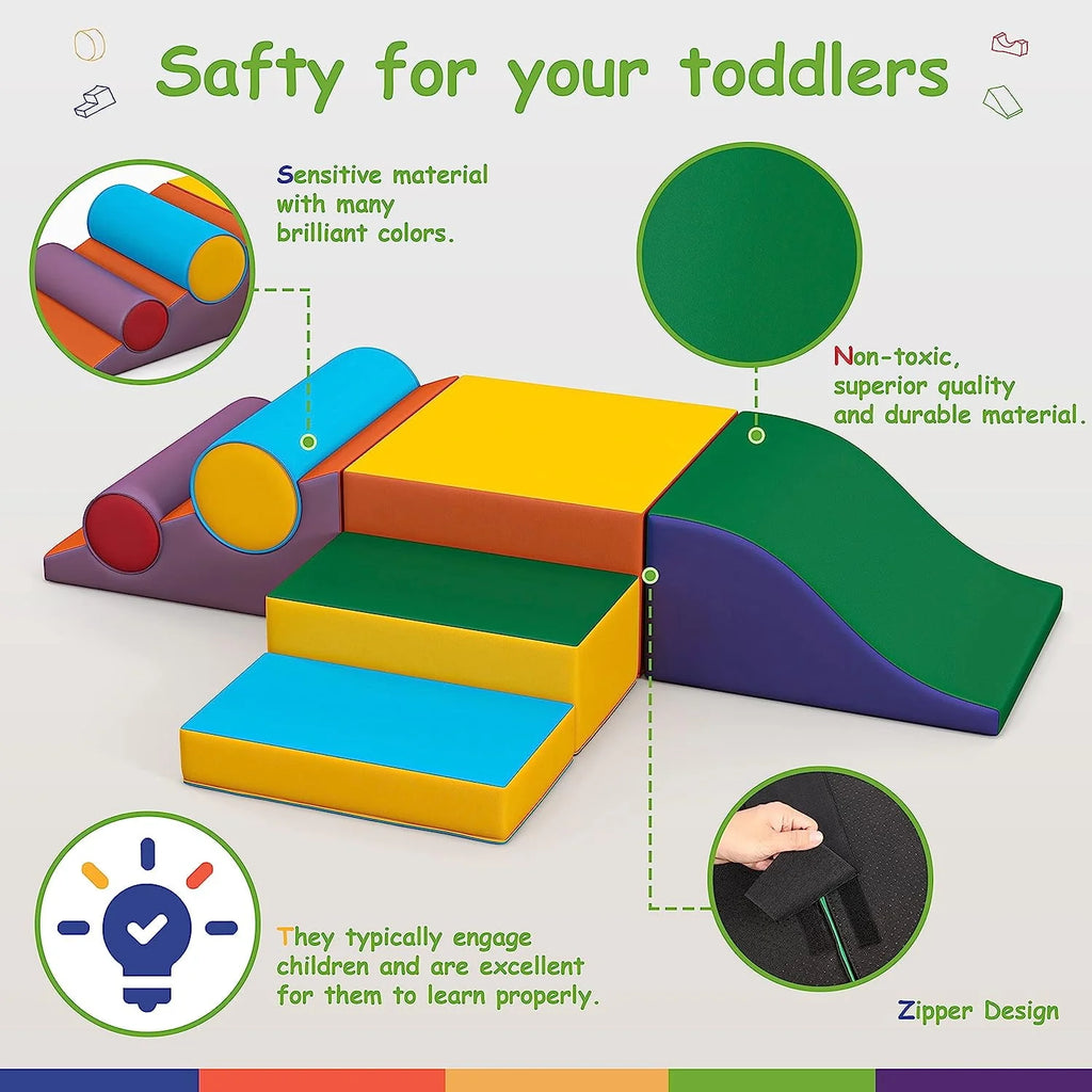 6 Pcs Soft Climbing Toys for Toddlers A463