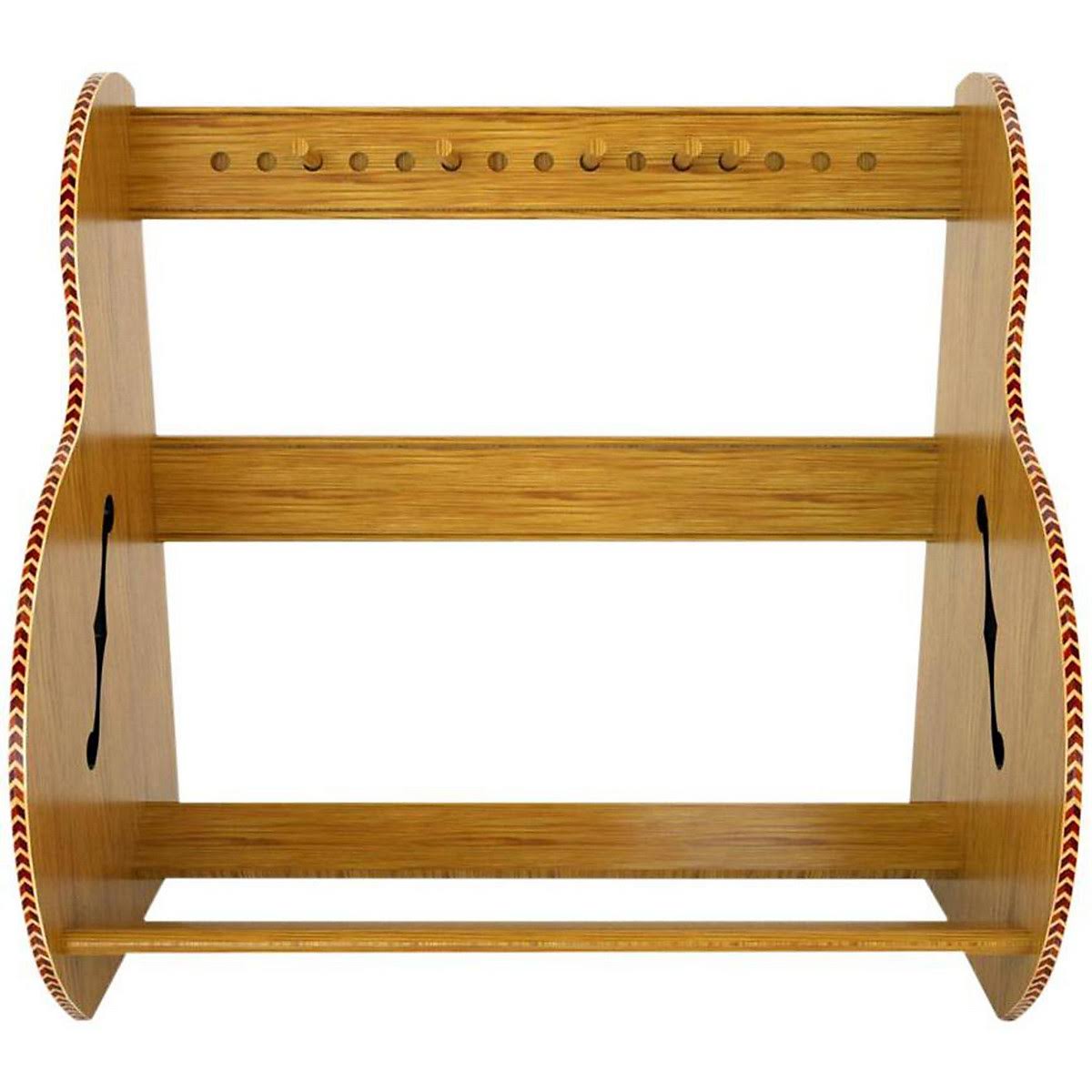 Red Oak Short Size Guitar Case Rack H956