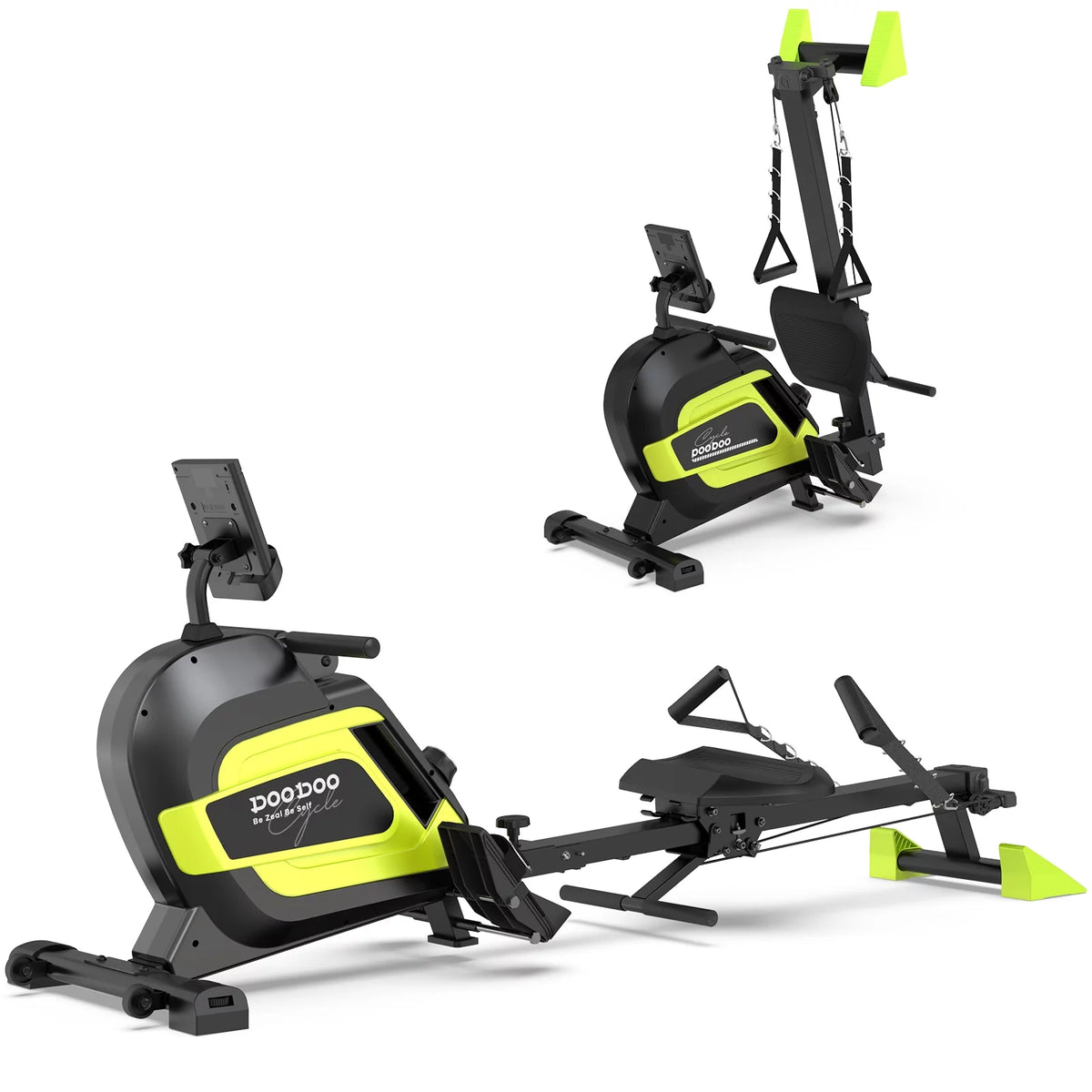 3-in-1 Foldable Magnetic Rowing Machine D224