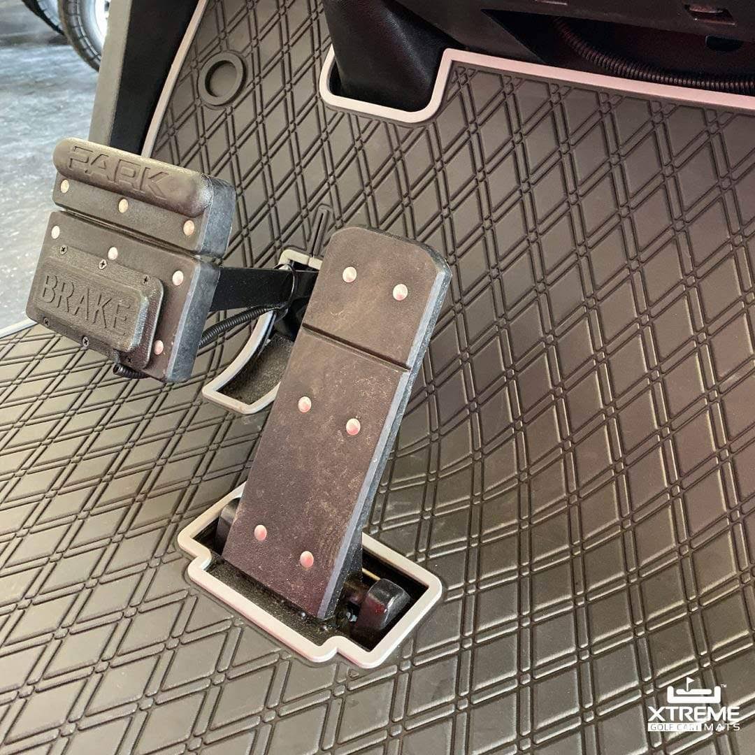 Grey Golf Cart Floor Mats Y365