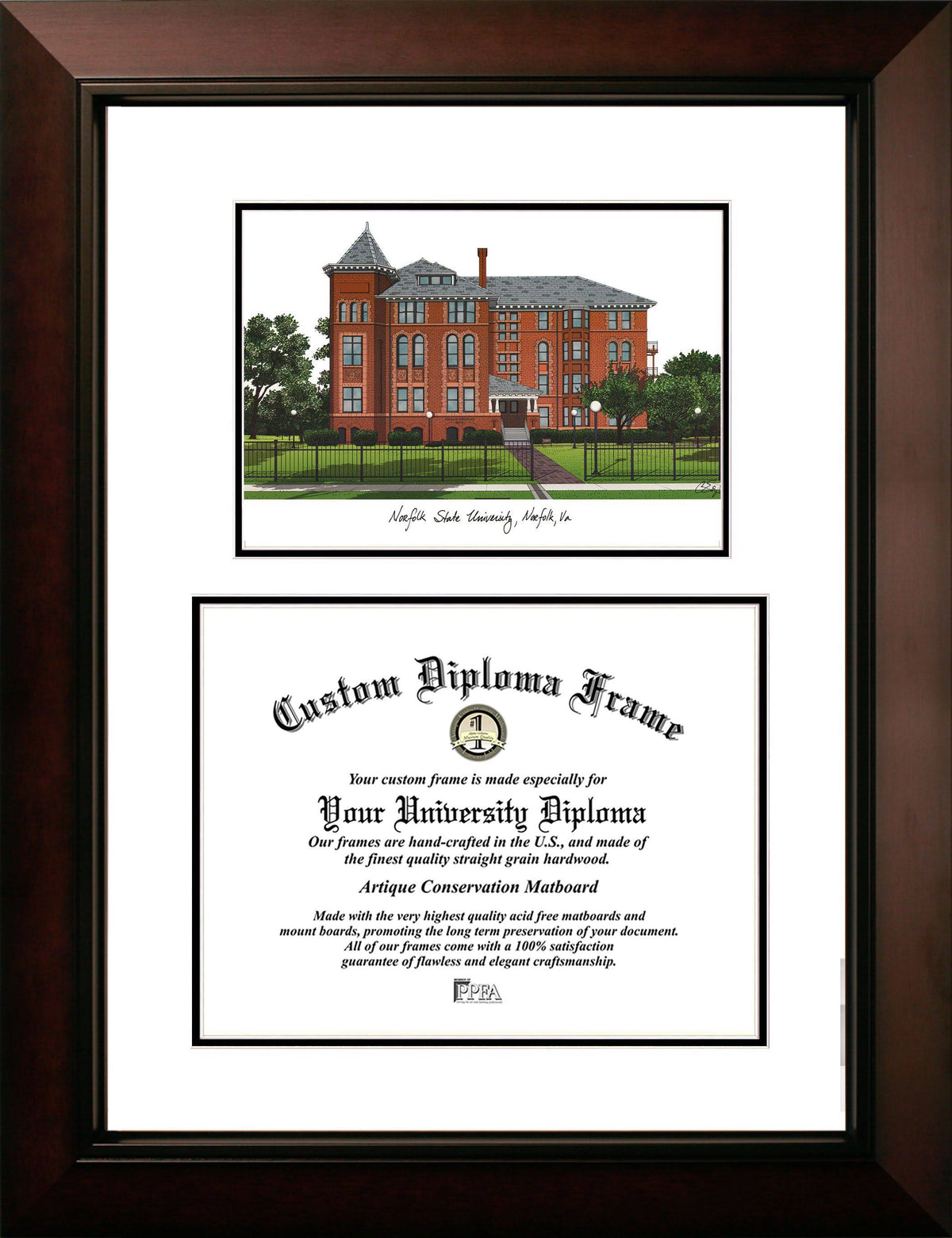 Satiny Diploma Frame X40352