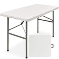 4ft Black Plastic Folding Table V3811