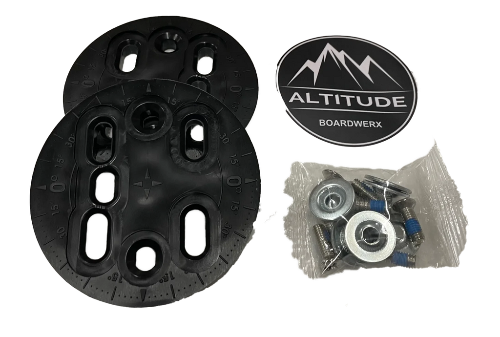 Black Snowboard Bindings L/XL J965501