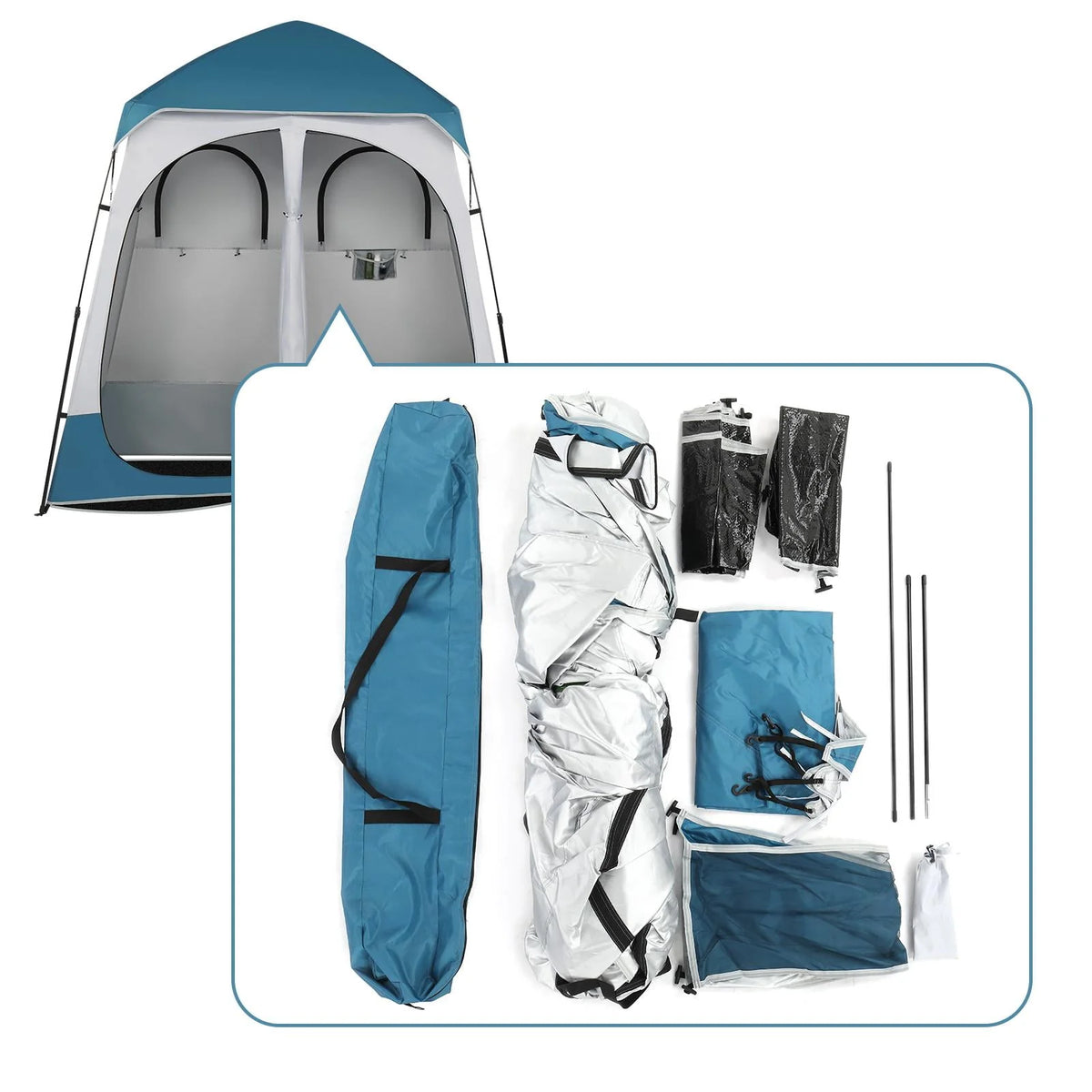 Waterproof Pop Up Camping Tent with Rainfly G22222