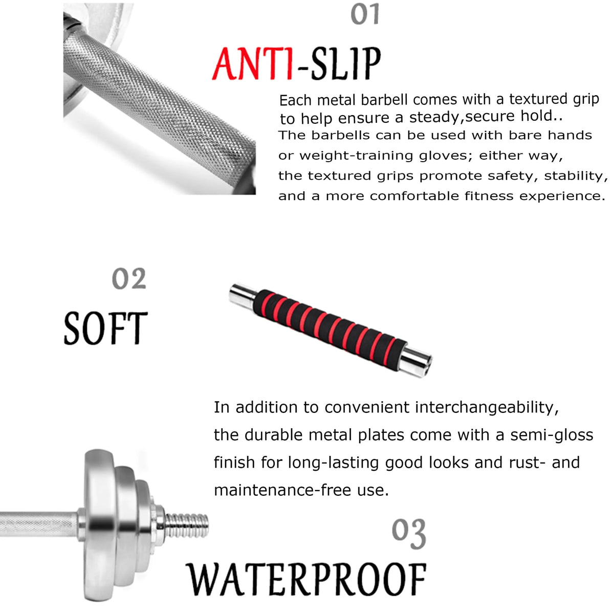 Adjustable Dumbbells Barbell Set P6767