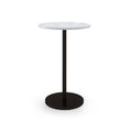 Round White Marble Restaurant Table C4390