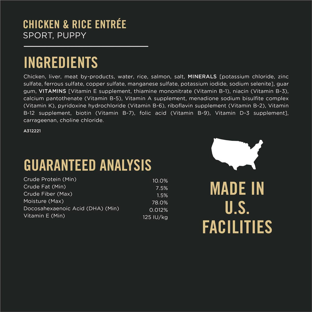 High Protein Rice Wet Puppy Food Z68347