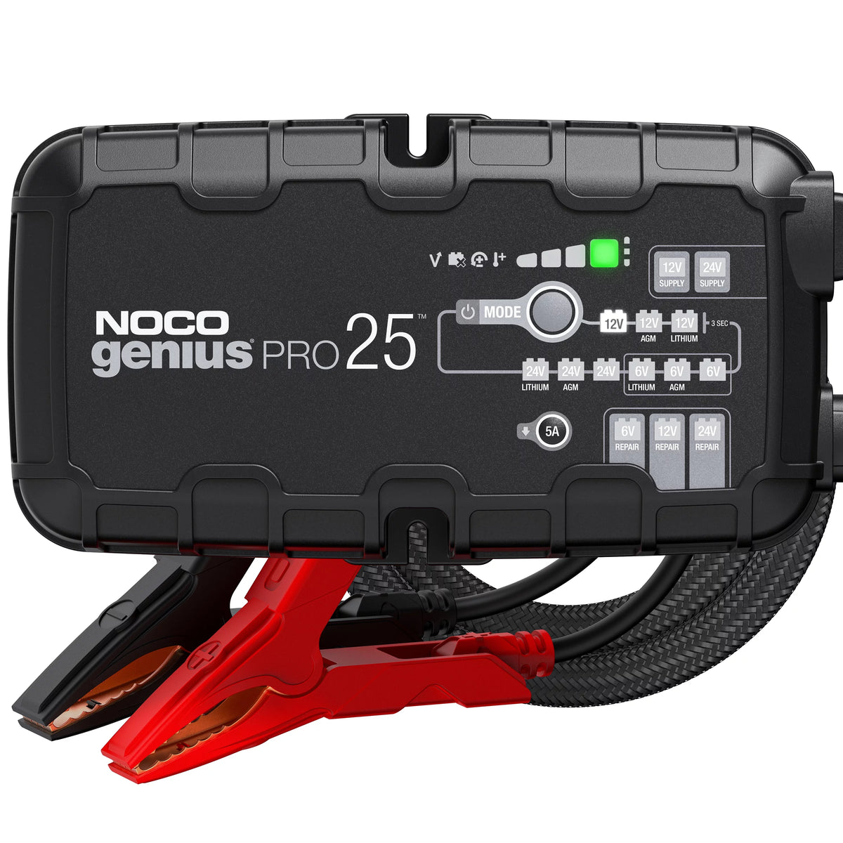 6V/12V/24V Smart Battery Charger and Maintainer U4075