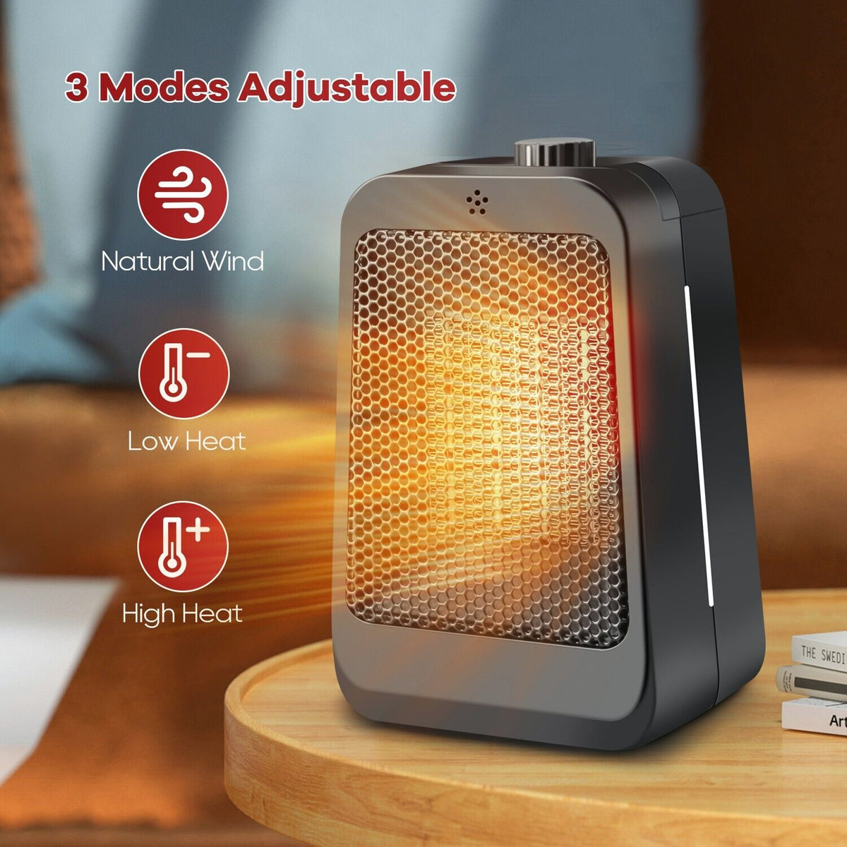 1500W Portable Electric Space Heater V7611