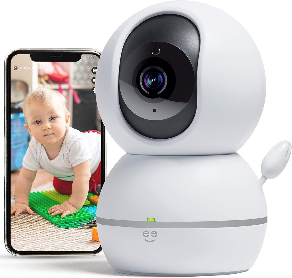 1080p Wireless WiFi Pet and Baby Monitor Camera (Pastel Blue) V7515