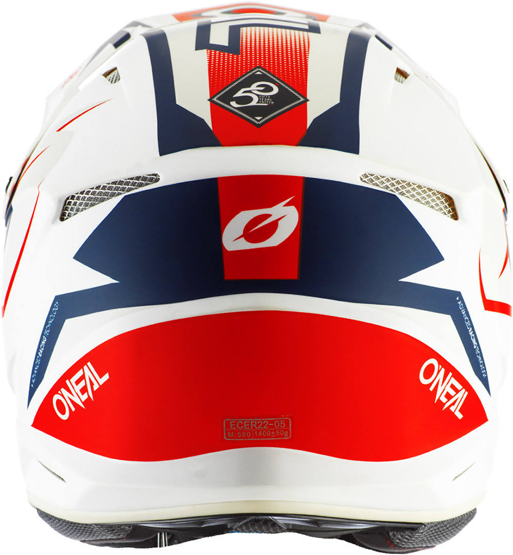 White/Blue XS Cross Helmet D252302