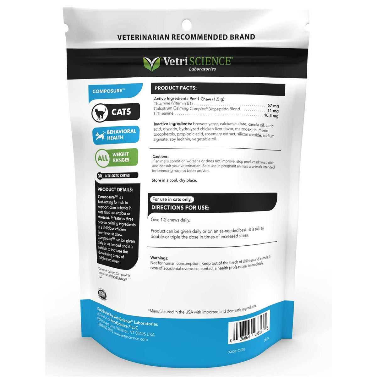 Composure for Cats K222238