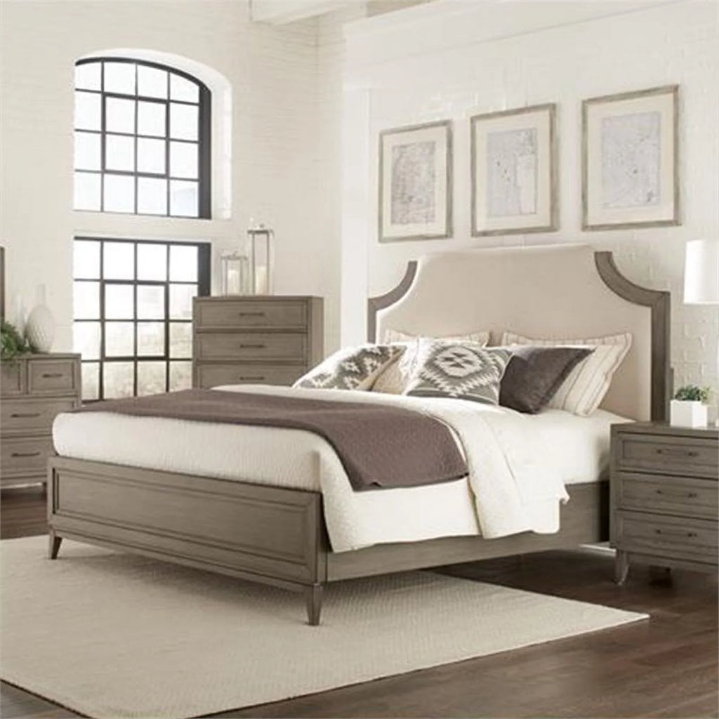 Upholstered Queen Panel Bed S94139