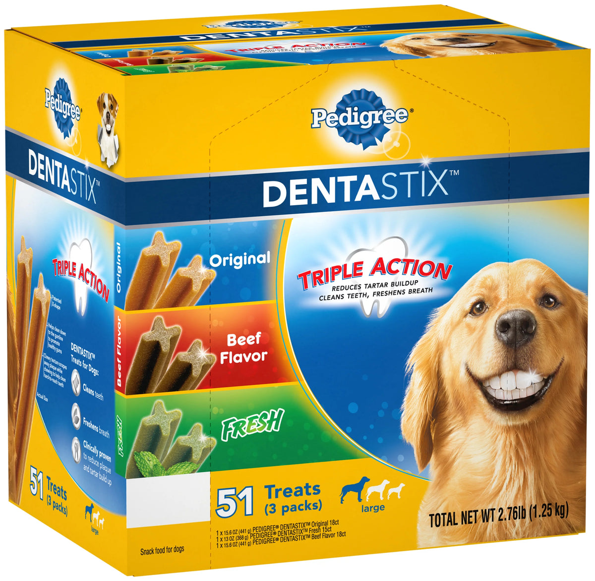 2.76 lb. 51 Count Dental Treat for Dog Q73416