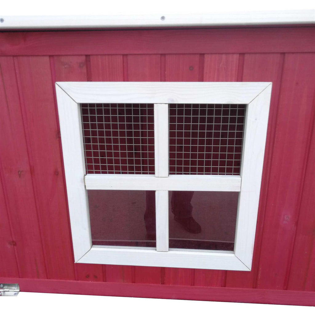 87 inch Wood Chicken Coop Hen House Run Nesting Box G42295