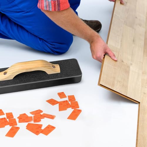 4 in 1 Floor Installation Kit with Tapping Block, Pull Bar, 40pc Spacers, Rubber Mallet C427813